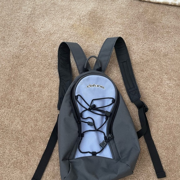 Dakine Handbags - Dakine Gray and Black Backpack with Cartoon Design